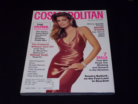1994 NOVEMBER COSMOPOLITAN MAGAZINE - CINDY CRAWFORD FRONT COVER - E 13967