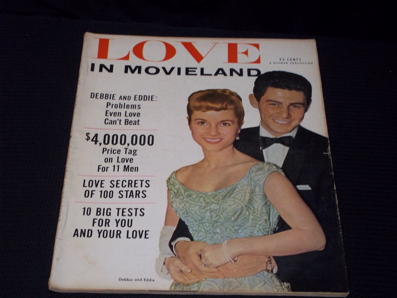1955 VOL 1 #1 LOVE IN MOVIELAND MAGAZINE - DEBBIE & EDDIE FISHER COVER - E 13284