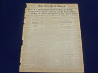 1918 APRIL 1 NEW YORK TIMES -AMERICAN ARMY STARTS FOR BATTLEFRONT - NT 8198