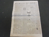 1828 THE NATIONAL GAZETTE NEWSPAPER LOT OF 14 - NICE ADVERTISEMENTS - NP 1444