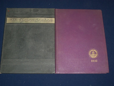 1931-1932 EMERSONIAN EMERSON COLLEGE YEARBOOK LOT OF 2 - BOSTON MA - YB 862