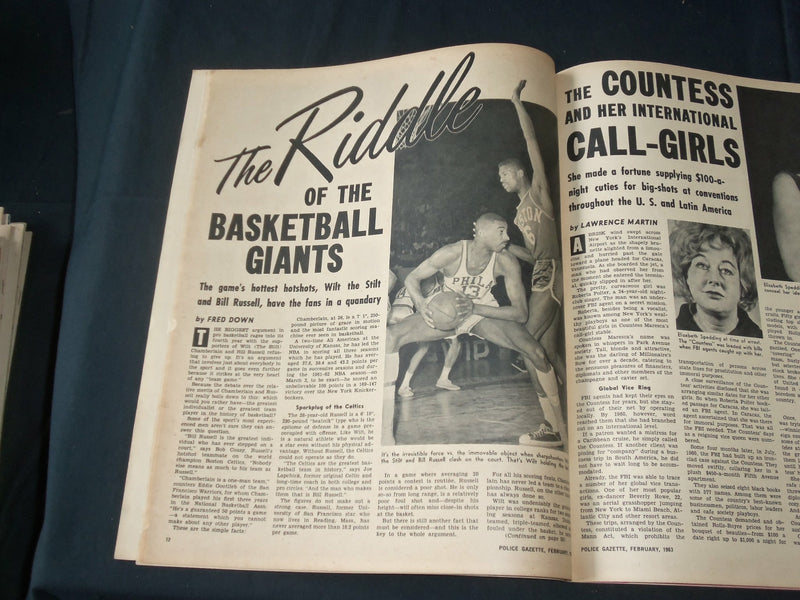 1963 FEBRUARY THE NATIONAL POLICE GAZETTE MAGAZINE - KIM NOVAK - B 5719