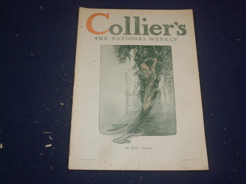 1912 AUGUST 31 COLLIER'S MAGAZINE - THE WATER NYMPH - ST 6700
