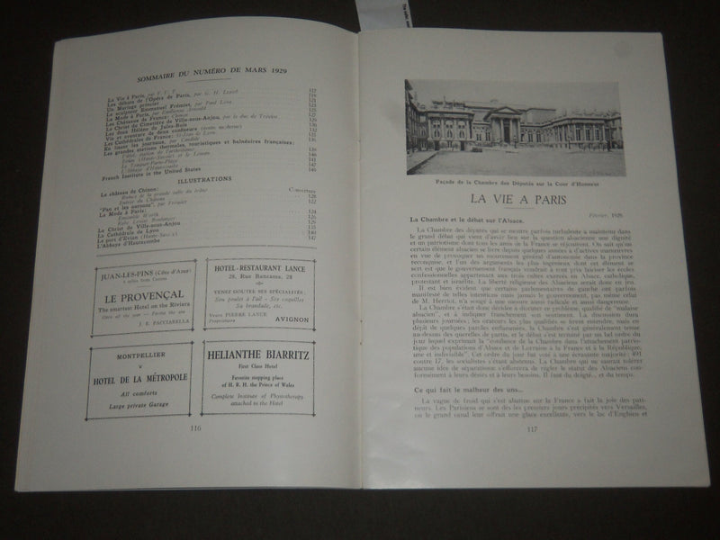 1928-1929 LE MONITEUR FRANCO-AMERICAIN MAGAZINE LOT OF 3 - J 2547