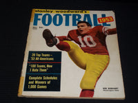 1956 STANLEY WOODWARD'S FOOTBALL MAGAZINE - BOB BURKHART COVER - E 7910