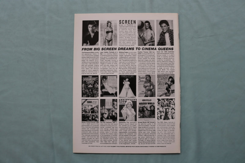 1988-1989 DEC-MAR PREVUE MAGAZINE - HARRISON FORD - S. WEAVER COVER - E 19775