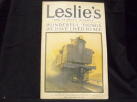 1912 APRIL 11 LESLIE'S WEEKLY MAGAZINE - THE ELECTRIC LOCOMOTIVE - ST 1200