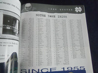 1998 NOVEMBER 21 FOOTBALL PROGRAM - UNIVERSITY OF NOTRE DAME VS LSU - SP 1213K