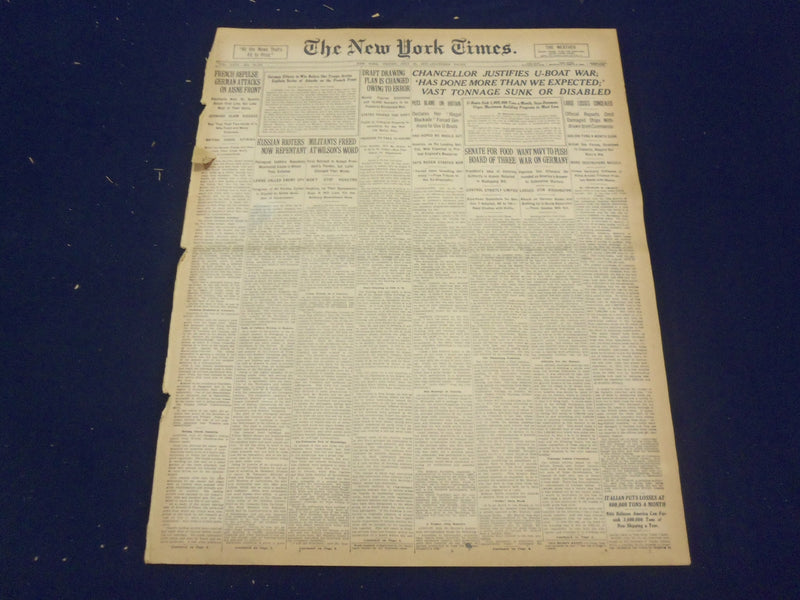 1917 JULY 20 NEW YORK TIMES - DRAFT DRAWING PLAN IS CHANGED - NT 9318