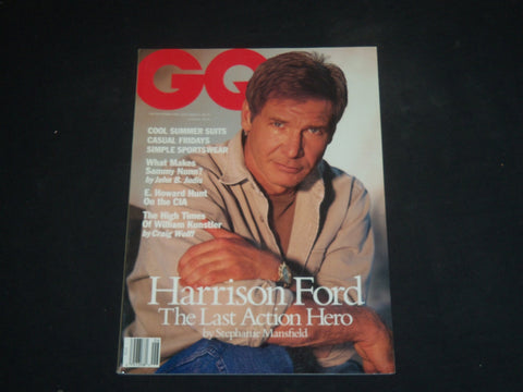 1994 JUNE GQ MAGAZINE - HARRISON FORD COVER - SP 3442
