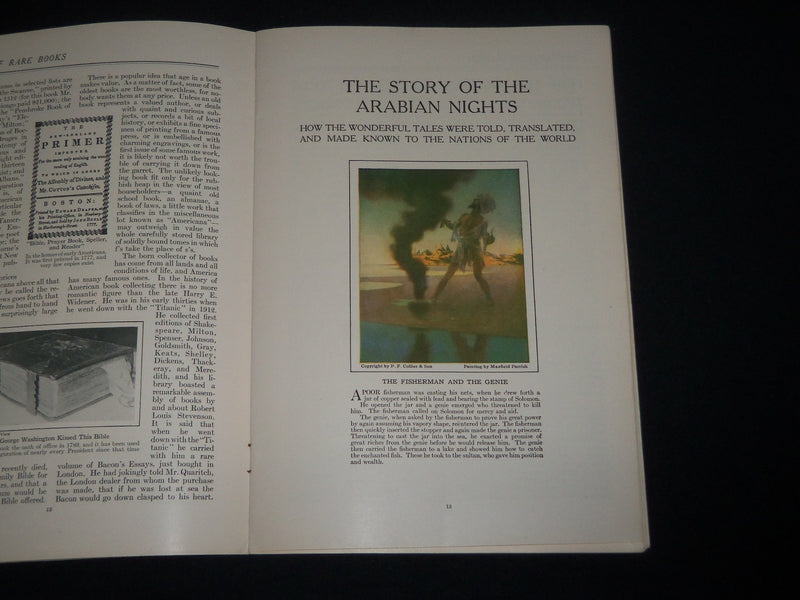 1922 MARCH THE MENTOR MAGAZINE - MAXFIELD PARRISH ILLUSTRATIONS - J 3641