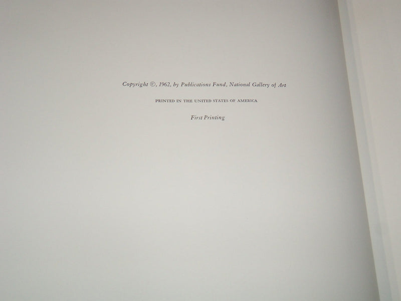 1962 TREASURES FROM THE NATIONAL GALLERY OF ARTBOOK - GREAT PHOTOS - I 1843H