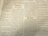 1870 THE PORTLAND TRANSCRIPT NEWSPAPER LOT OF 7 ISSUES - MAINE - NP 3297C