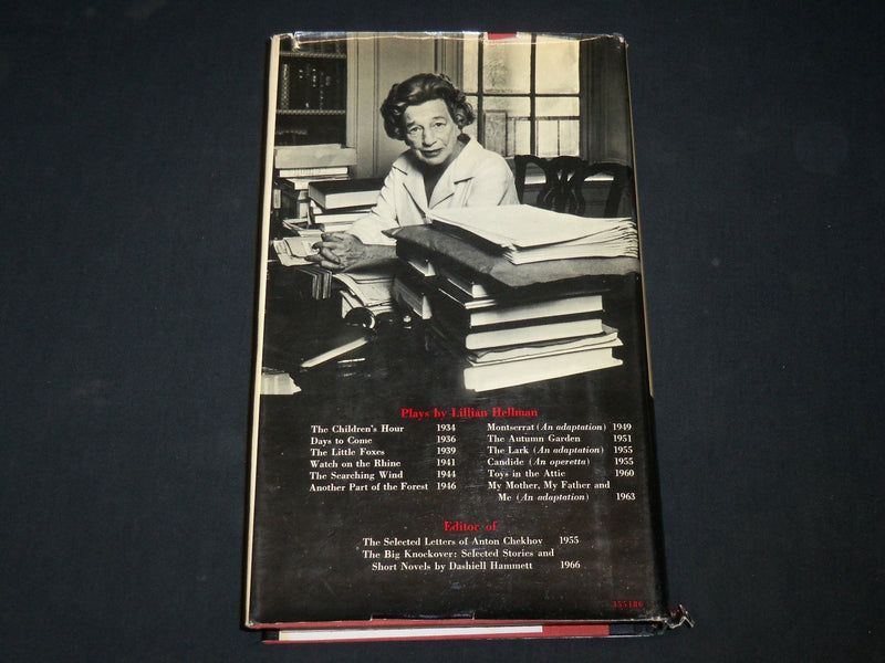 1969 AN UNFINISHED WOMAN HARDCOVER BOOK BY LILLIAN HELLMAN - KD 6587
