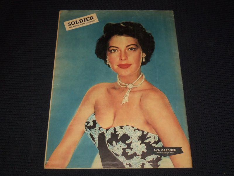 1955 MAY SOLDIER BRITISH ARMY MAGAZINE - AVA GARDNER BACK COVER - E 16111
