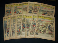 LE PETIT MARSEILLAIS SUPPLEMENT ILLUSTRE - GUERRE EUROPEENNE LOT OF 22 - O 3021