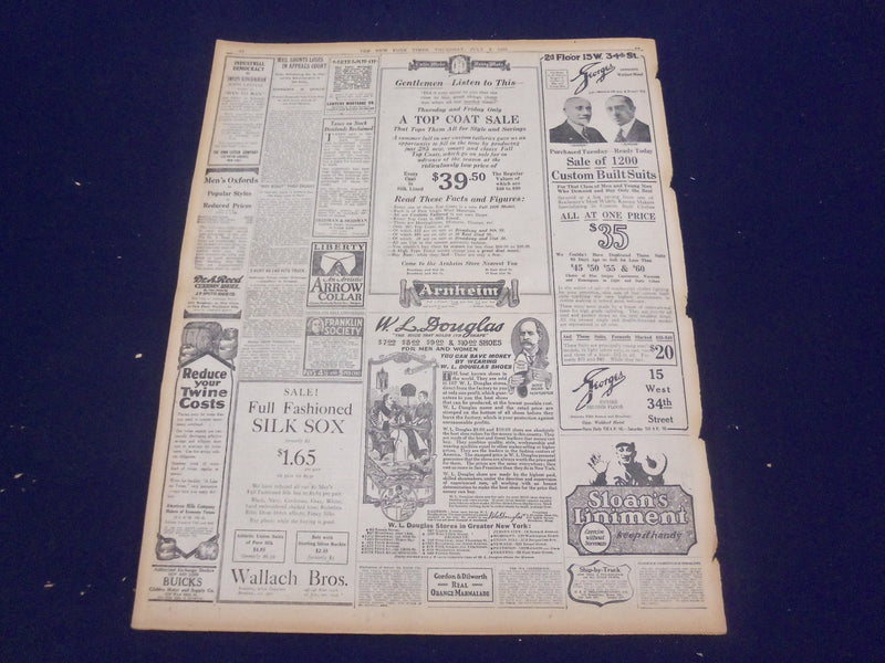 1920 JULY 8 NEW YORK TIMES - COX ASKS LOUISIANA TO RATIFY SUFFRAGE - NT 9324