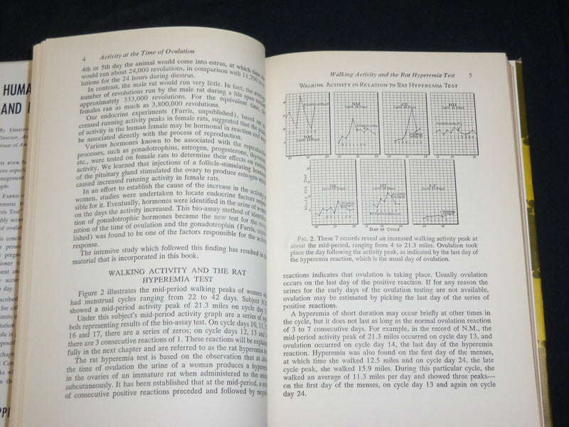 1956 HUMAN OVULATION AND FERTILITY BOOK BY EDMOND J. FARRIS - KD 2761P