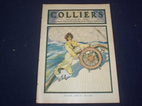 1903 JUNE 20 COLLIER'S MAGAZINE - NICE ILLUSTRATED WOMAN ON BOAT COVER - ST 6672