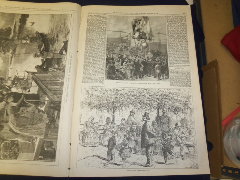 1887 AUGUST 30 THE DAILY GRAPHIC NEWSPAPER - APT PUPIL OF GREAT MASTER - NT 7666