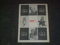 1986 CATASTROPHE MAGAZINE - VOL 1, NO 1 - FOTO FEAST OF FUNNY FELINES - B 556