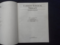 1992 CURRENT SURGICAL THERAPY HARDCOVER BOOK -4TH ED. -JOHN CAMERON MD.- KD 8894