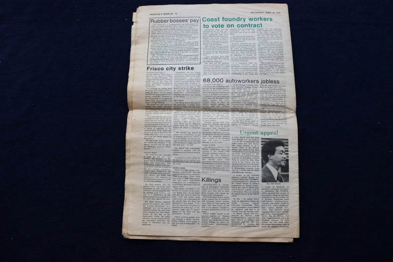 1976 MAY 15 PEOPLE'S WORLD NEWSPAPER - WILLIAM F. BUCKLEY - NP 8866