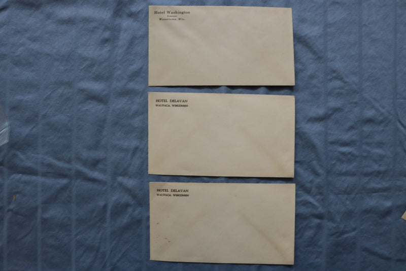 1930'S HOTEL ENVELOPES - UNUSED - LOT OF 18 - K 2958