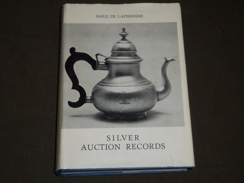 1978/1979 SILVER AUCTION RECORDS BY LAPERRIERE BOOK 3RD EDITION - KD 3703