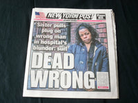 2019 JANUARY 28 NEW YORK POST NEWSPAPER - SHIRELL POWELL PULLS PLUG - DEAD WRONG