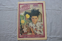 1981 FEBRUARY 21 RECORD MIRROR NEWSPAPER - GAVIN FRIDAY COVER - NP 9304