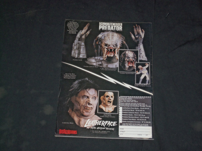 1991 JUNE BLOODY BST OF FANGORA MAGAZINE - BRITISH - HORROR MOVIES - CW 914