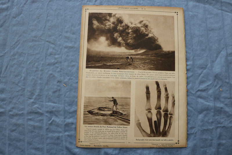 1916 MARCH 18 L'EVENEMENT MAGAZINE - A LA PORTE DU TOMBEAU - FRENCH - NP 8648