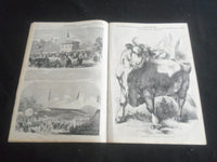 1853 OCTOBER 1 ILLUSTRATED NEWS MAGAZINE - COURT OF BISHOPS, CAMDEN, NJ -B 5531R