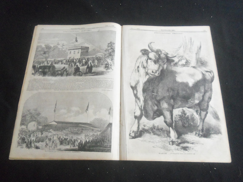 1853 OCTOBER 1 ILLUSTRATED NEWS MAGAZINE - COURT OF BISHOPS, CAMDEN, NJ -B 5531R