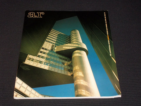 1981 JUNE ARCHITECTURAL REVIEW MAGAZINE - SPECIAL NUMBER COVER - E 4075