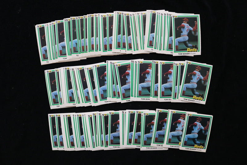TOM SEAVER 1981 DONRUSS BASEBALL CARDS - #425 - NM-MT - LOT OF 123 - #172