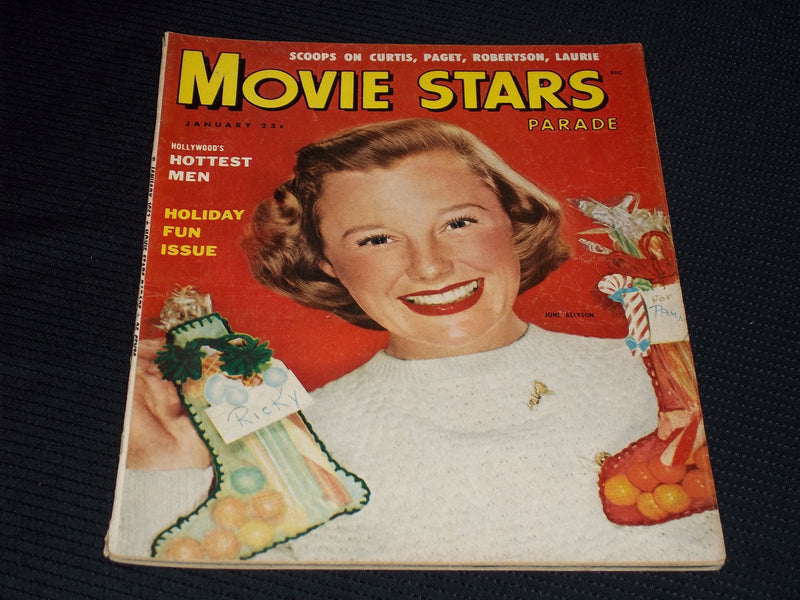 1952 JANUARY MOVIE STARS PARADE MAGAZINE - JUNE ALLYSON COVER - E 15813