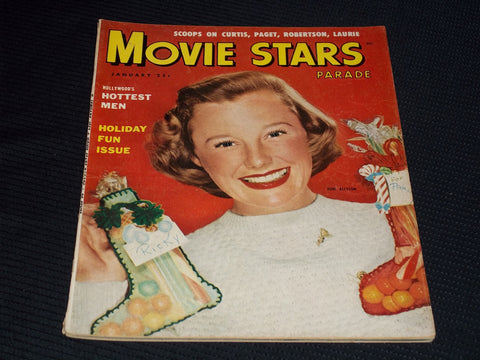 1952 JANUARY MOVIE STARS PARADE MAGAZINE - JUNE ALLYSON COVER - E 15813