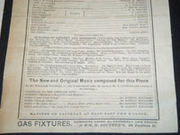 1869 BOSTON THEATRE PROGRAMS LOT OF 2 - THE EMERALD RING - PEARL SAVOY - J 5340