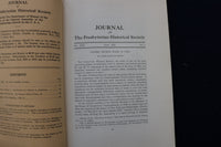 1951-1952 PRESBYTERIAN HISTORICAL SOCIETY BULLETIN - LOT OF 4 - O 3401