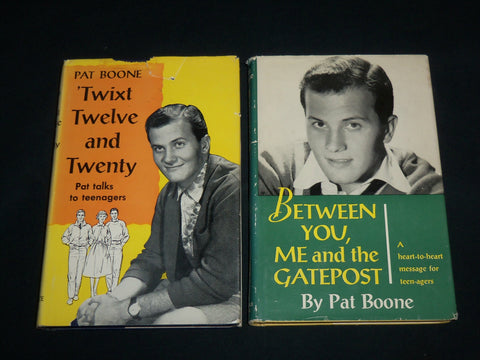 1958-1960 PAT BOONE HARDCOVER BOOKS LOT OF 2 - KD 7285