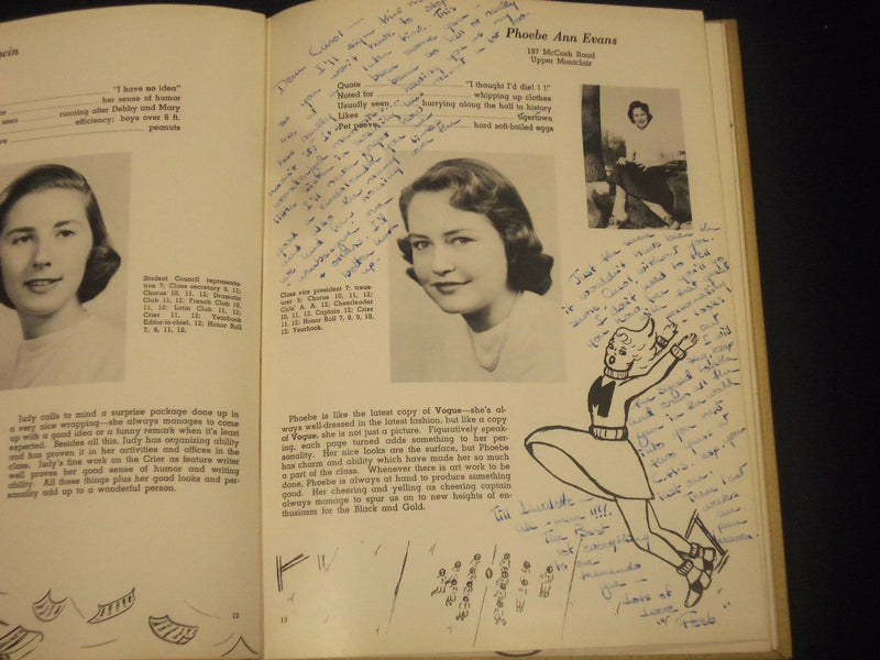 1952 LA CAMPANILLA COLLEGE HIGH SCHOOL YEARBOOK - MONTCLAIR NEW JERSEY - YB 274