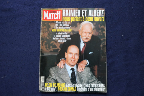 1998 MARCH 26 PARIS MATCH MAGAZINE - PRINCES RAINIER & ALBERT COVER - E 23584