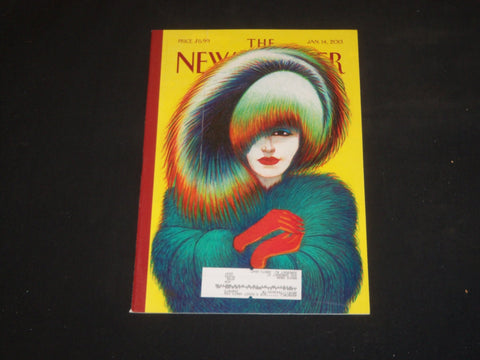 2013 JANUARY 14 THE NEW YORKER MAGAZINE - ILLUSTRATED COVER - NY 2164
