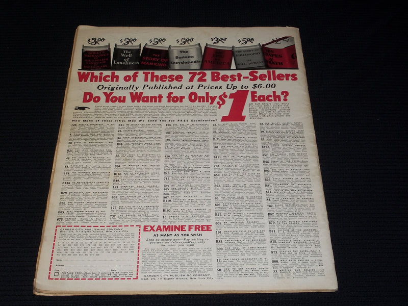 1941 MARCH 18 PIC MAGAZINE - JOAN CARROLL NICE FRONT COVER - E 2580