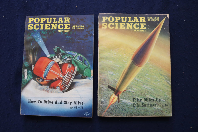 1946 POPULAR SCIENCE MAGAZINE - LOT OF 10 - O 3497