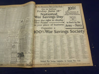 1918 JUNE 25 NEW YORK TIMES - ITALIANS TAKE THOUSANDS OF PRISONERS - NT 9095