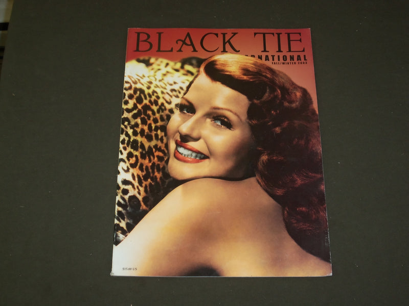 2003 FALL/WINTER BLACK TIE MAGAZINE-VOL. 1, NUM. 6- GREAT COVER & PHOTOS- B 4014