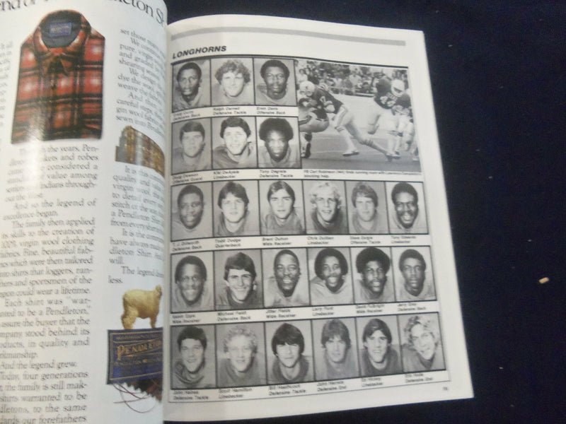 198 DEC 25 SUN BOWL PROGRAM - NO. CAROLINA STATE UNIV VS UNIV TEXAS - ST 5005S